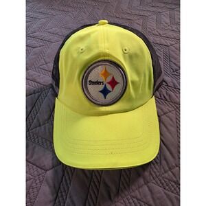Buffalo Outdoors Pittsburgh Steelers Hi-Vis Reflective Mesh Trucker Hat Cap NWT